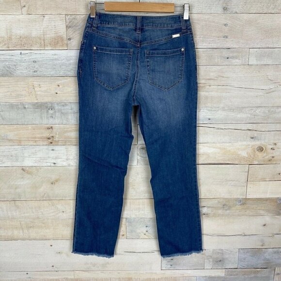 INC Womens Straight Leg Jeans Blue Regular Fit 0 - Picture 3 of 7